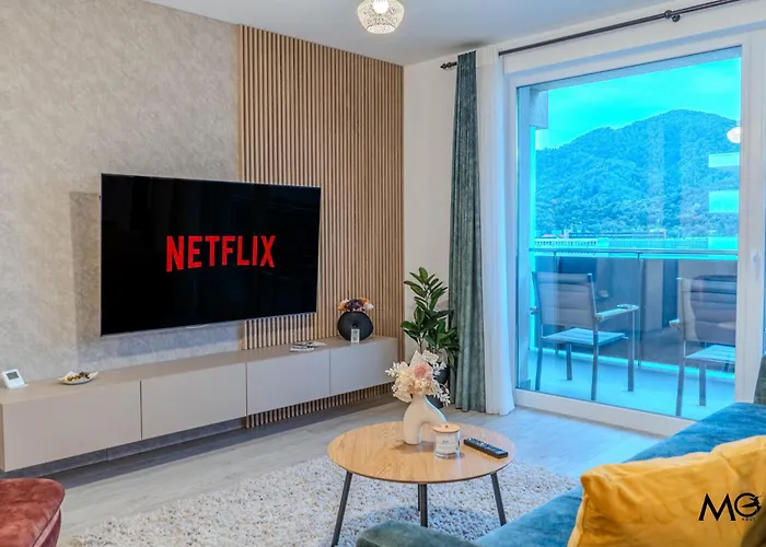 公寓 Mohost Urban - Chic Overlooking The Mountains